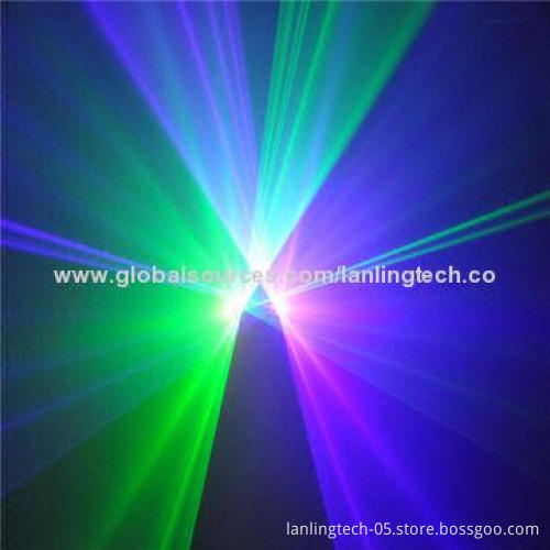 150mW Green and Violet Double Tunnel Stage Lighting